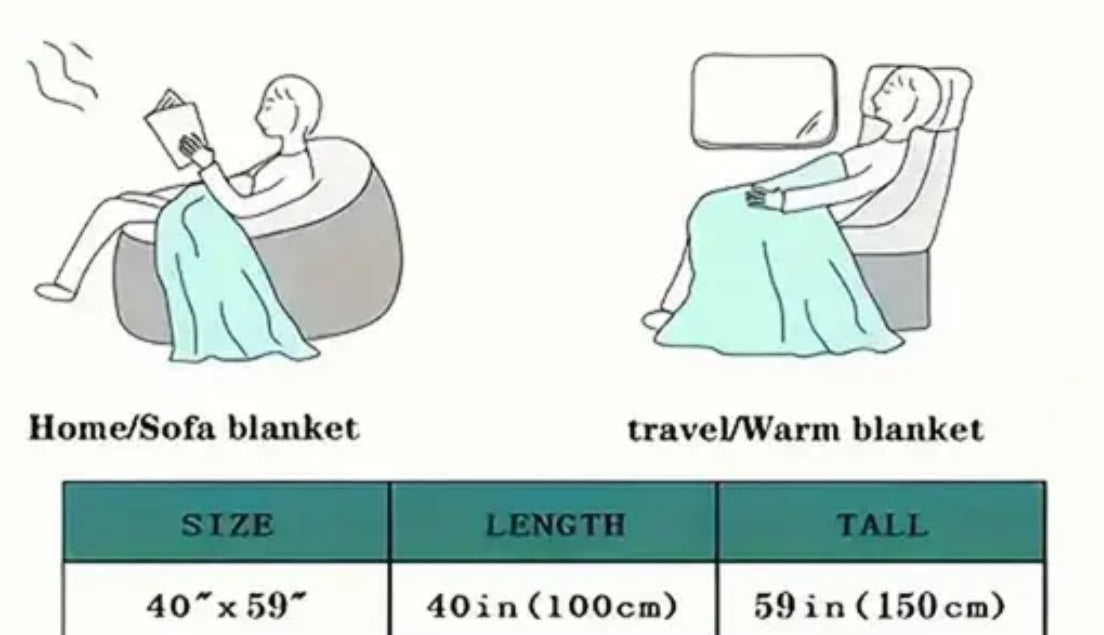 Lightweight Skull Throw Blanket