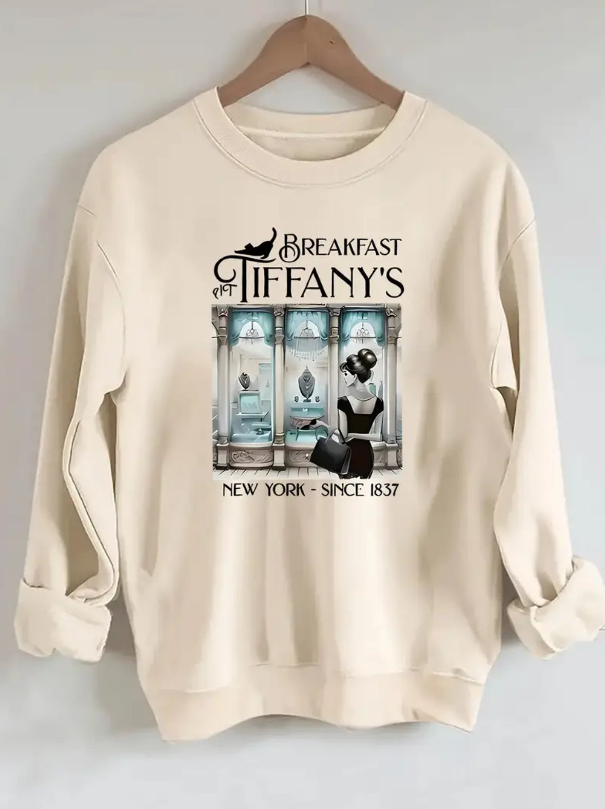 Long Sleeve Sweatshirt “Breakfast At Tiffany’s”