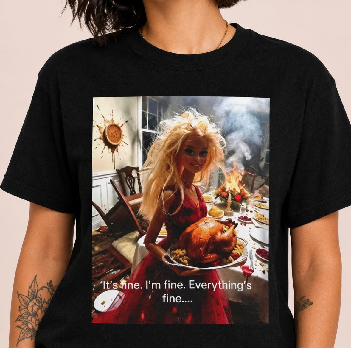 Graphic T-shirt “It’s Fine. I’m Fine. Everything is Fine”