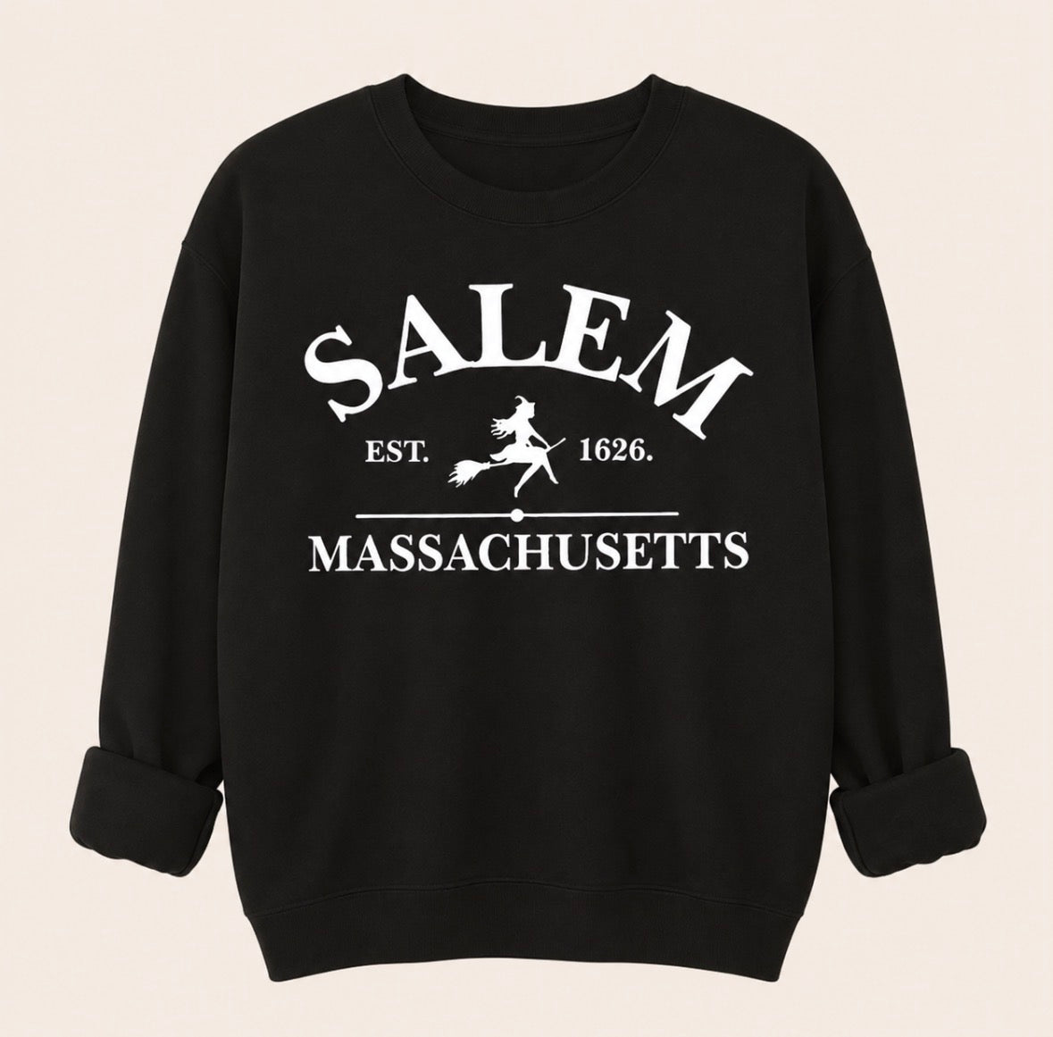 Graphic Sweatshirt “SALEM MASSACHUSETTS”