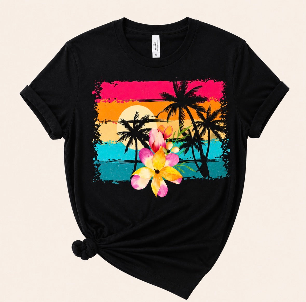Graphic T-shirt - Tropical Sunset