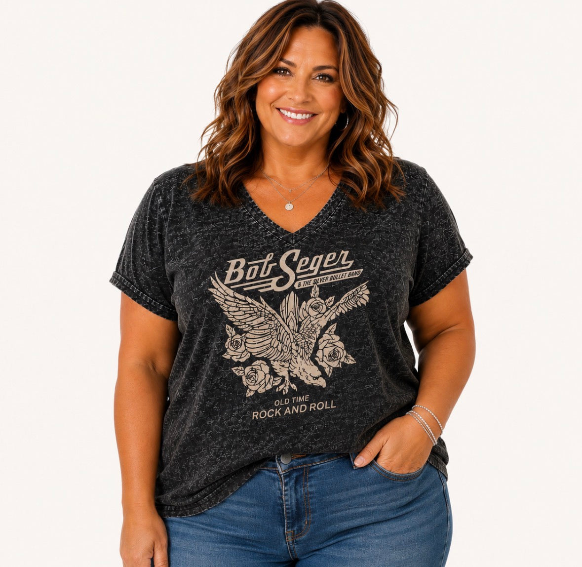 Plus Size Bob Seger “ OLD TIME ROCK AND ROLL”