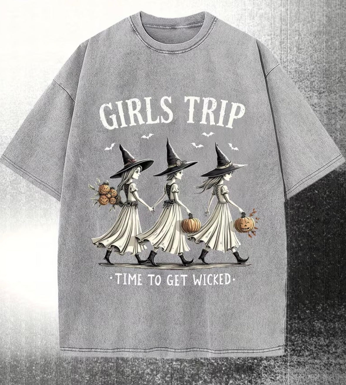 Short Sleeve Graphic T-shirt “Girls Trip -Time To Get Wicked”