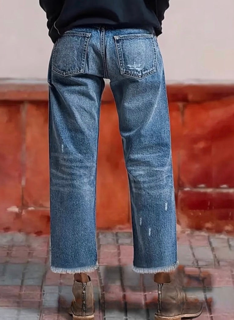 Plus Size Straight Leg Jeans