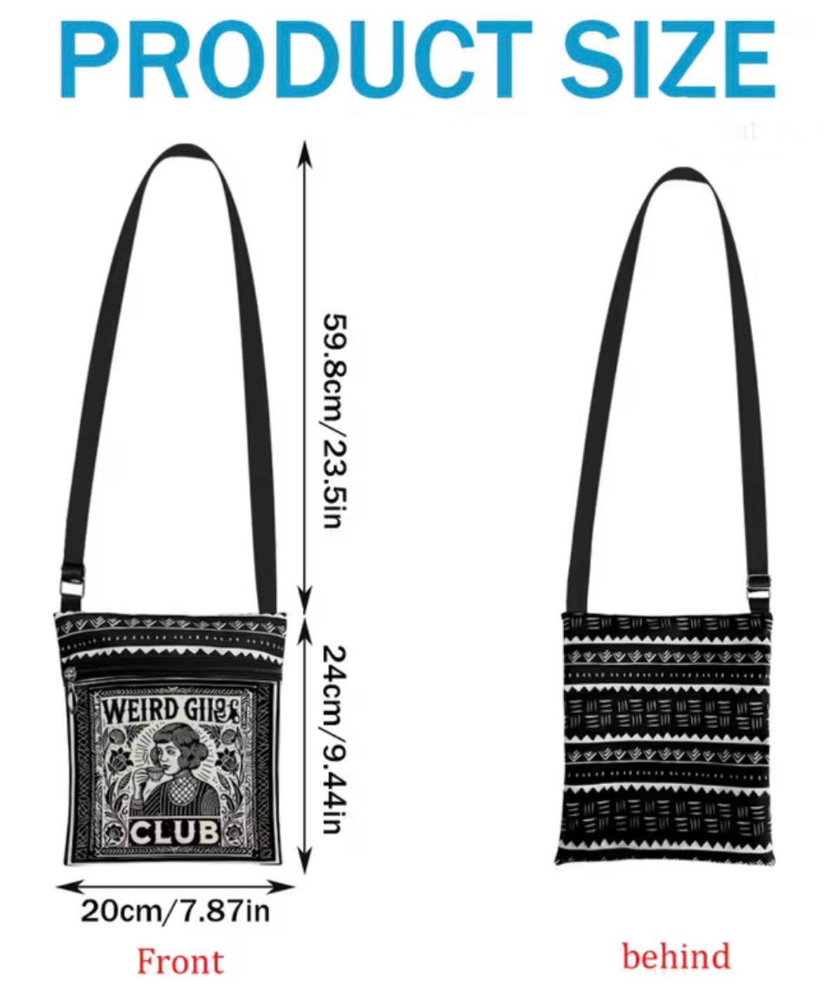 Weird Girls Club Flower Cup Crossbody Bag