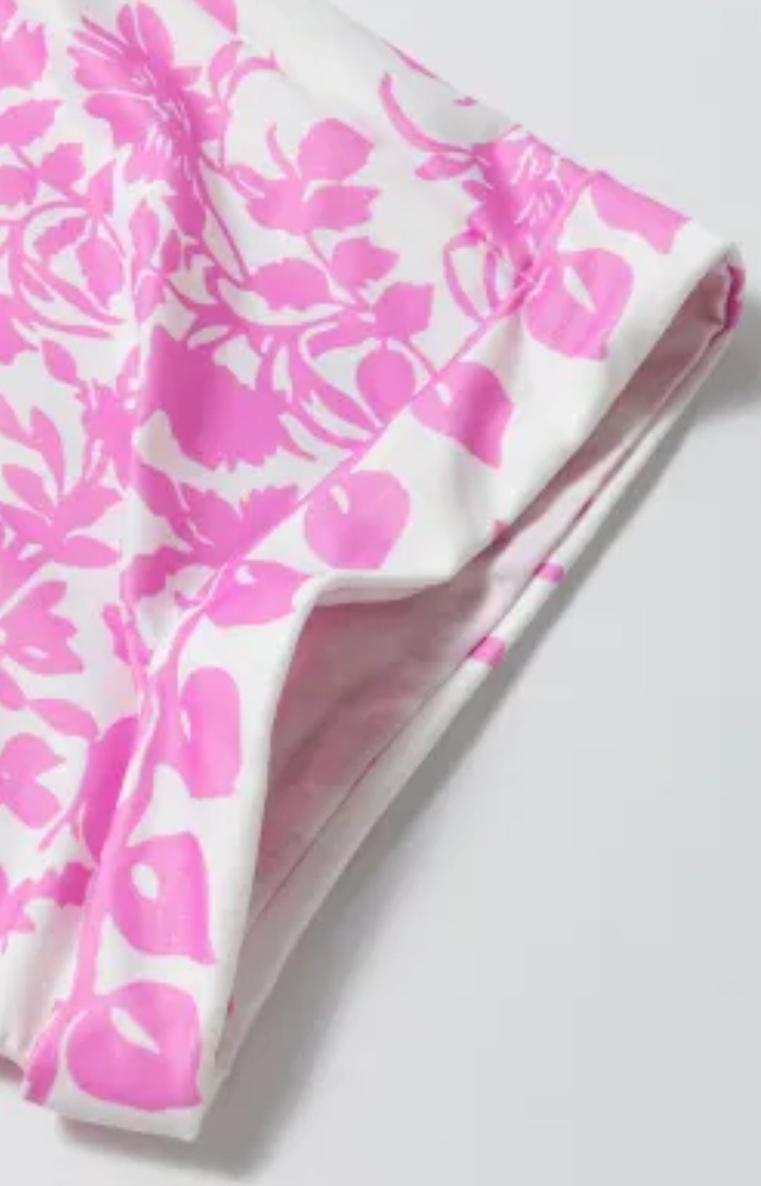 Floral Printed Curved Hem Plus Size T Shirt