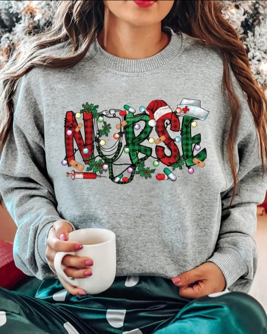 Christmas Nurse Sweatshirt
