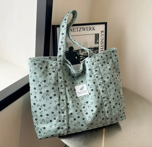Fabric Tote Bag with Fixed Straps