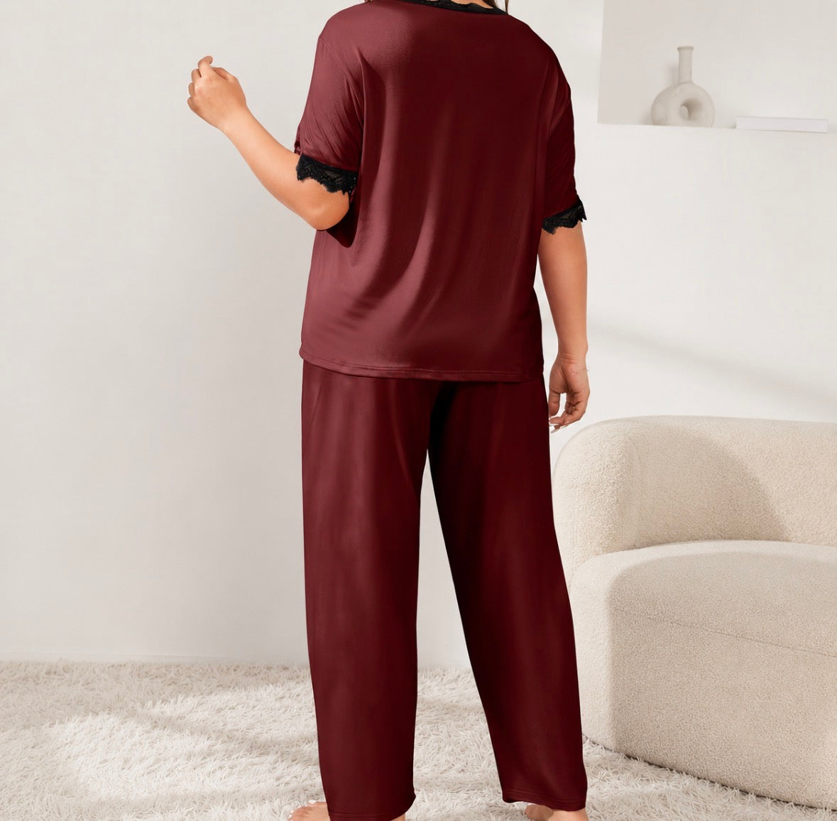 Plus Size 2-piece Pajama Set