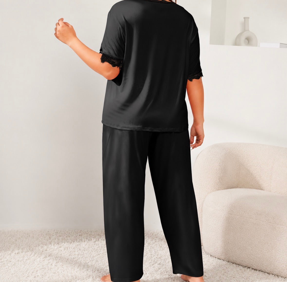 Plus Size 2-piece Pajama Set