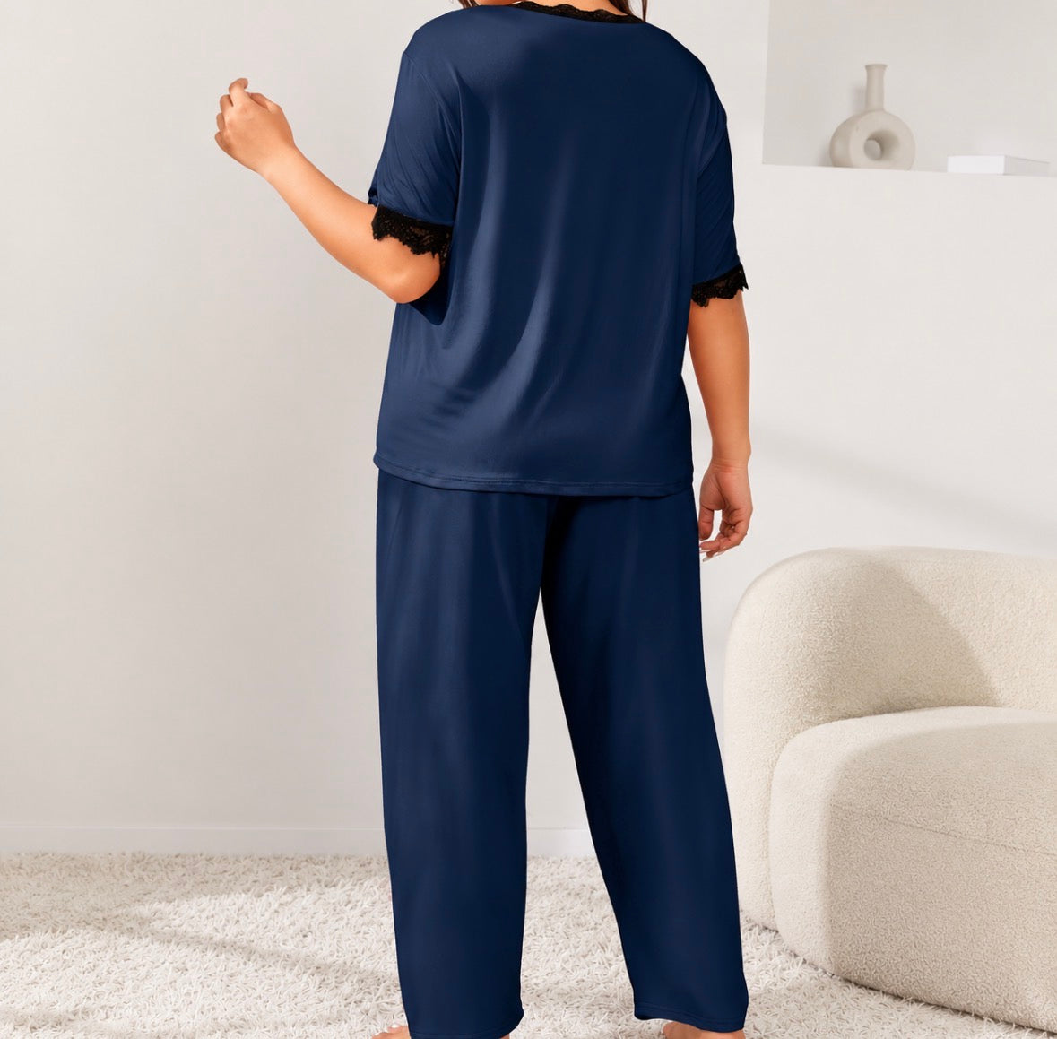 Plus Size 2-piece Pajama Set
