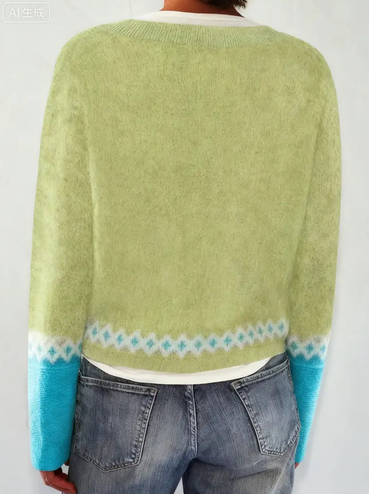Long Sleeve Crew Neck Pullover Sweater