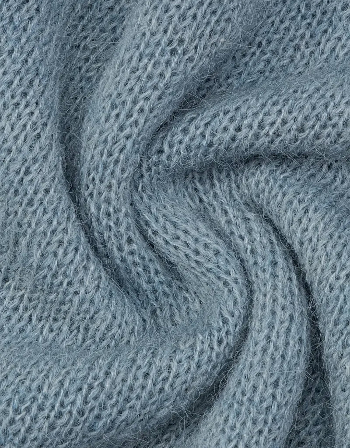 Long Sleeve Mohair Pullover Sweater