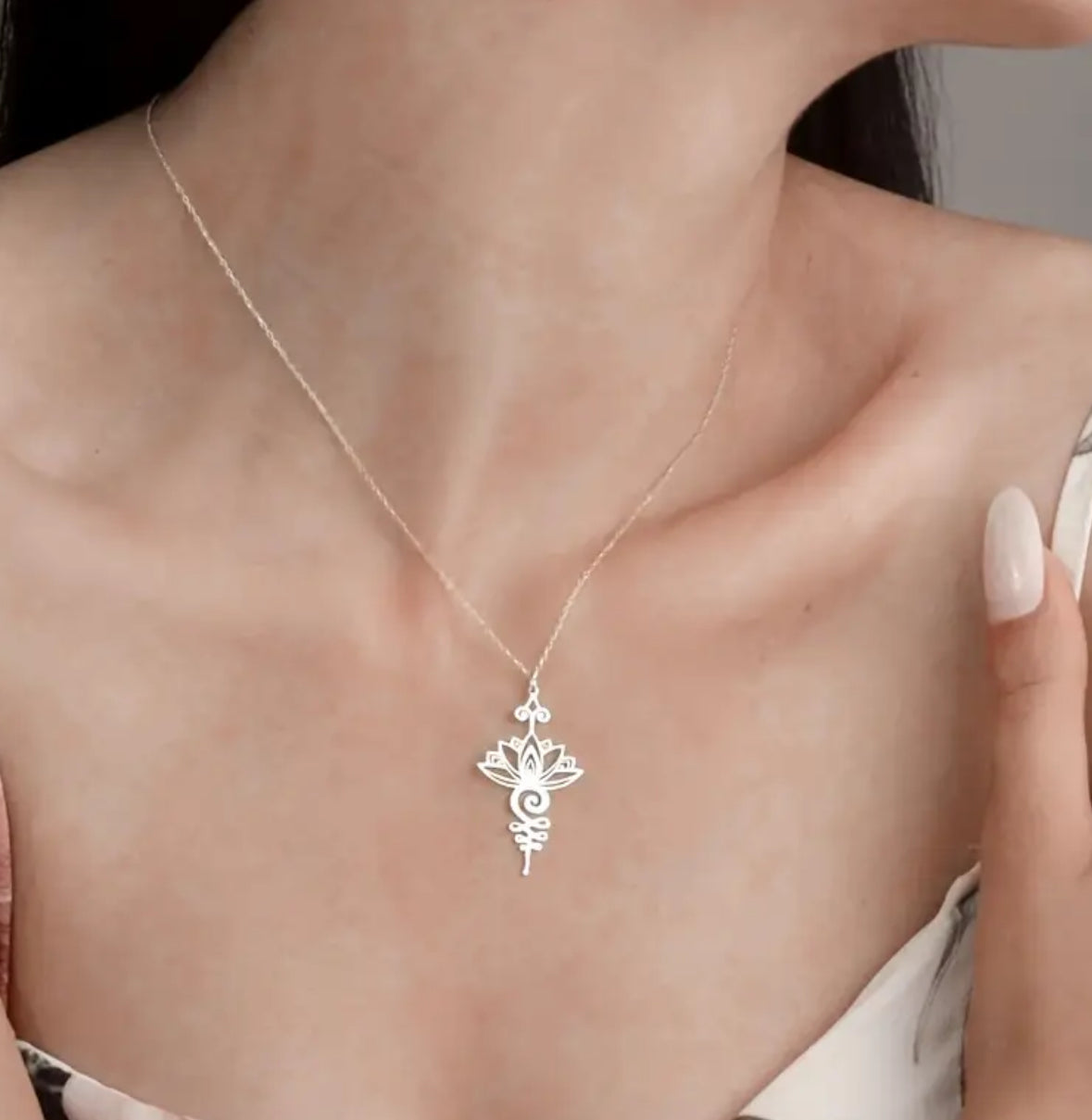 Lotus Meditation Necklace