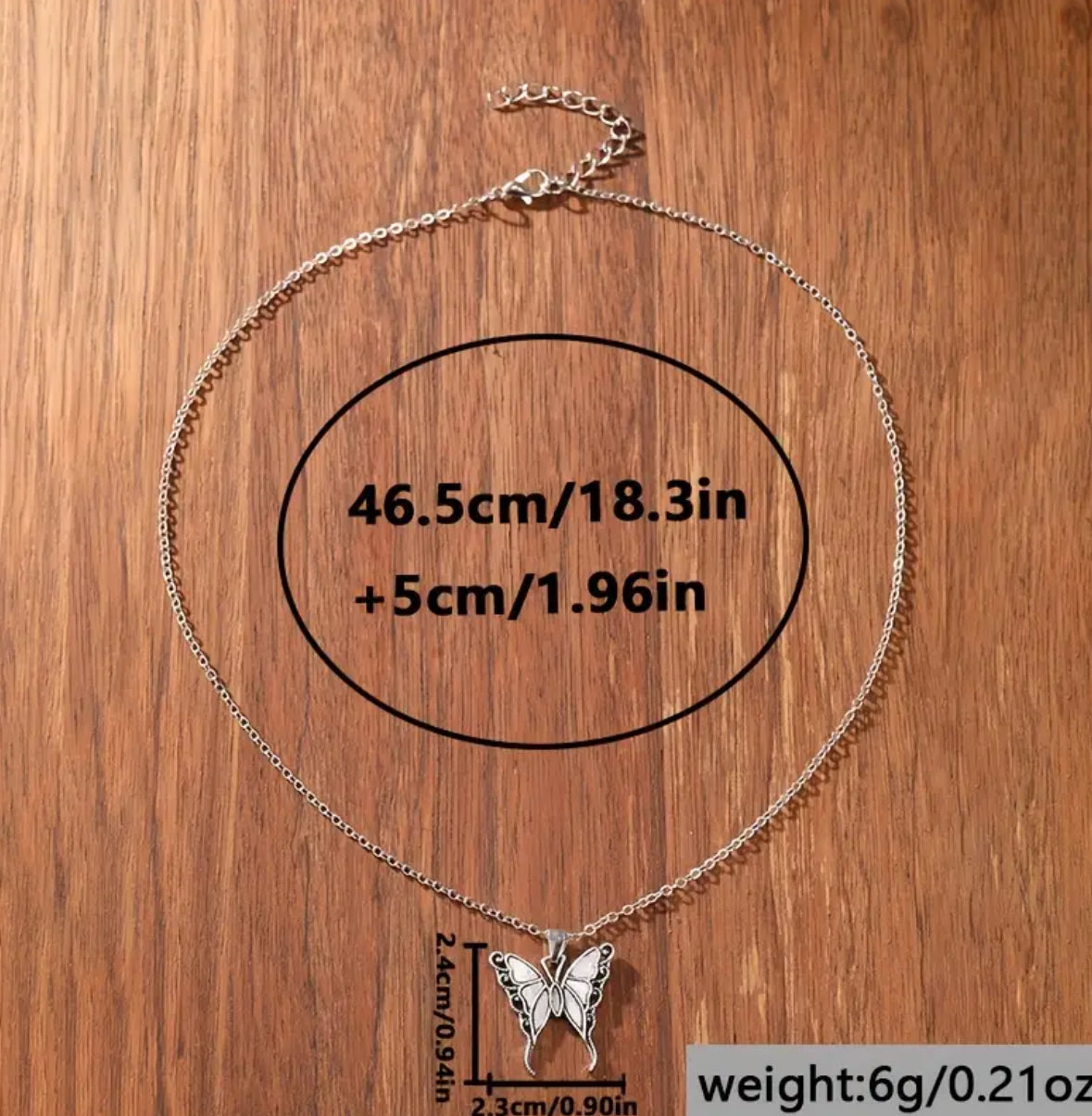 Boho Vintage Butterfly Necklace