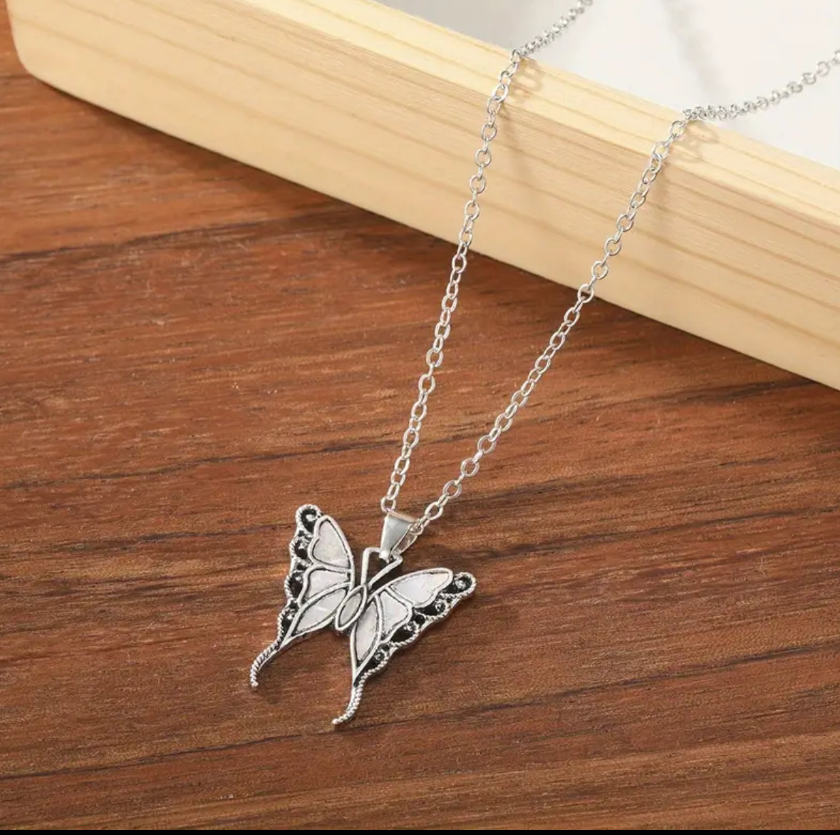 Boho Vintage Butterfly Necklace