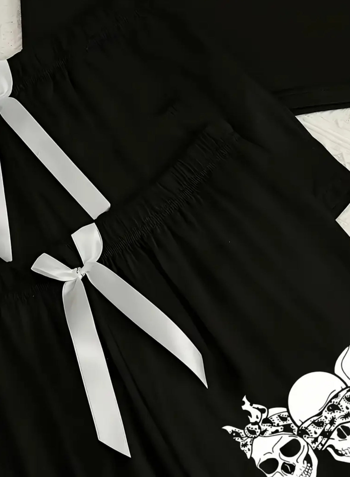Plus Size 3-piece Set Loungewear with Triple Skulls