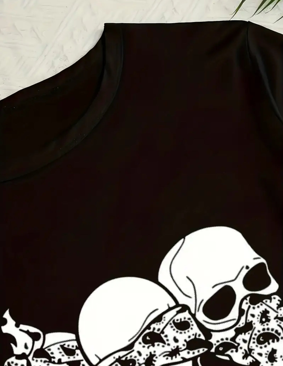 Plus Size 3-piece Set Loungewear with Triple Skulls