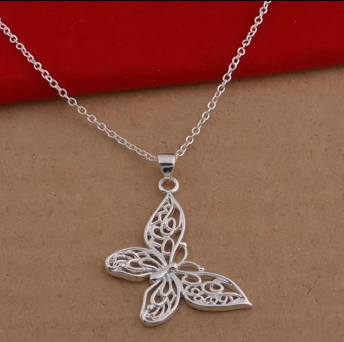 Hollow Butterfly Pendant