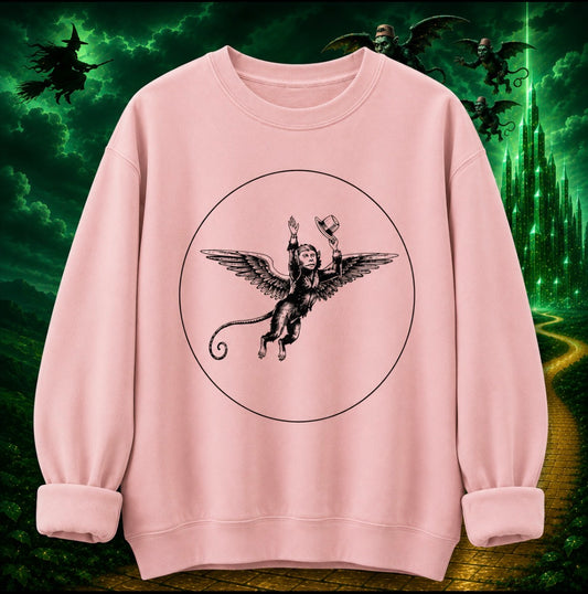 Graphic Sweatshirt “THE FLYING MONKEY Delivery Service Est 1900 “