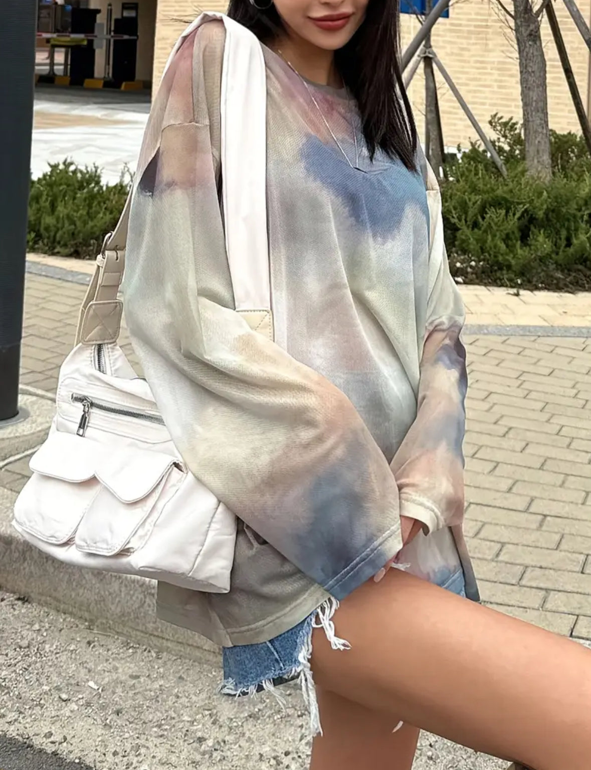 Long Sleeve Sheer Top