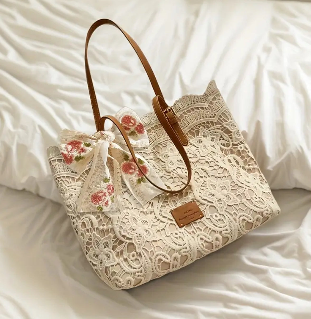 Large Lace Totebag