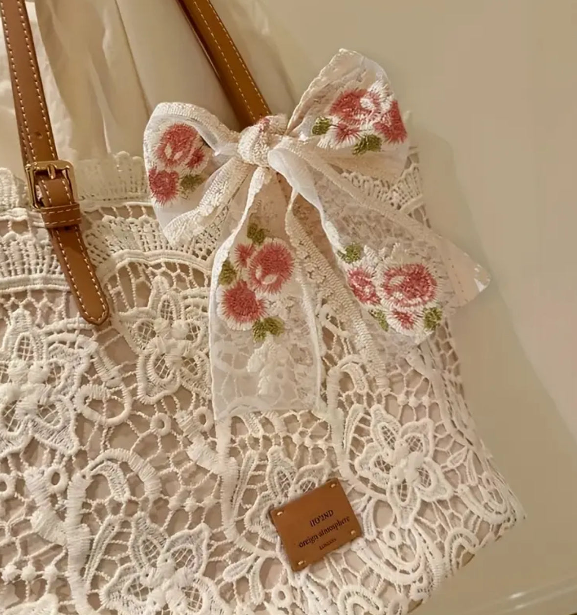 Large Lace Totebag
