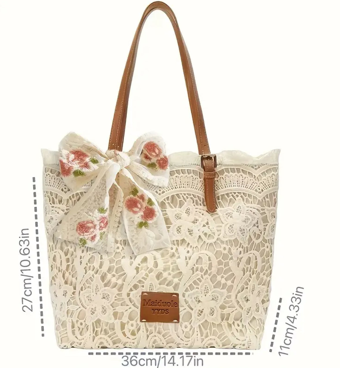 Large Lace Totebag