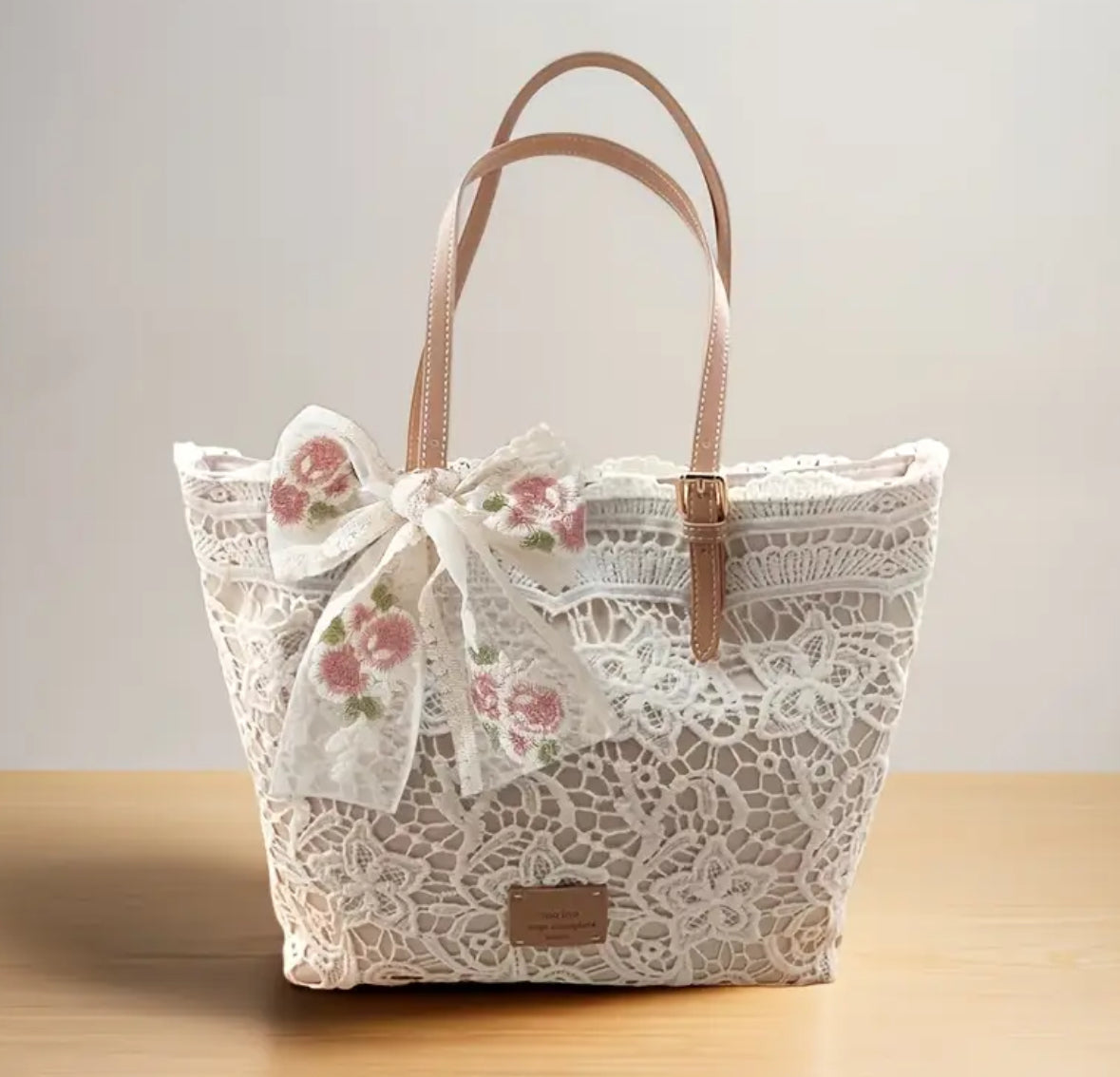 Large Lace Totebag
