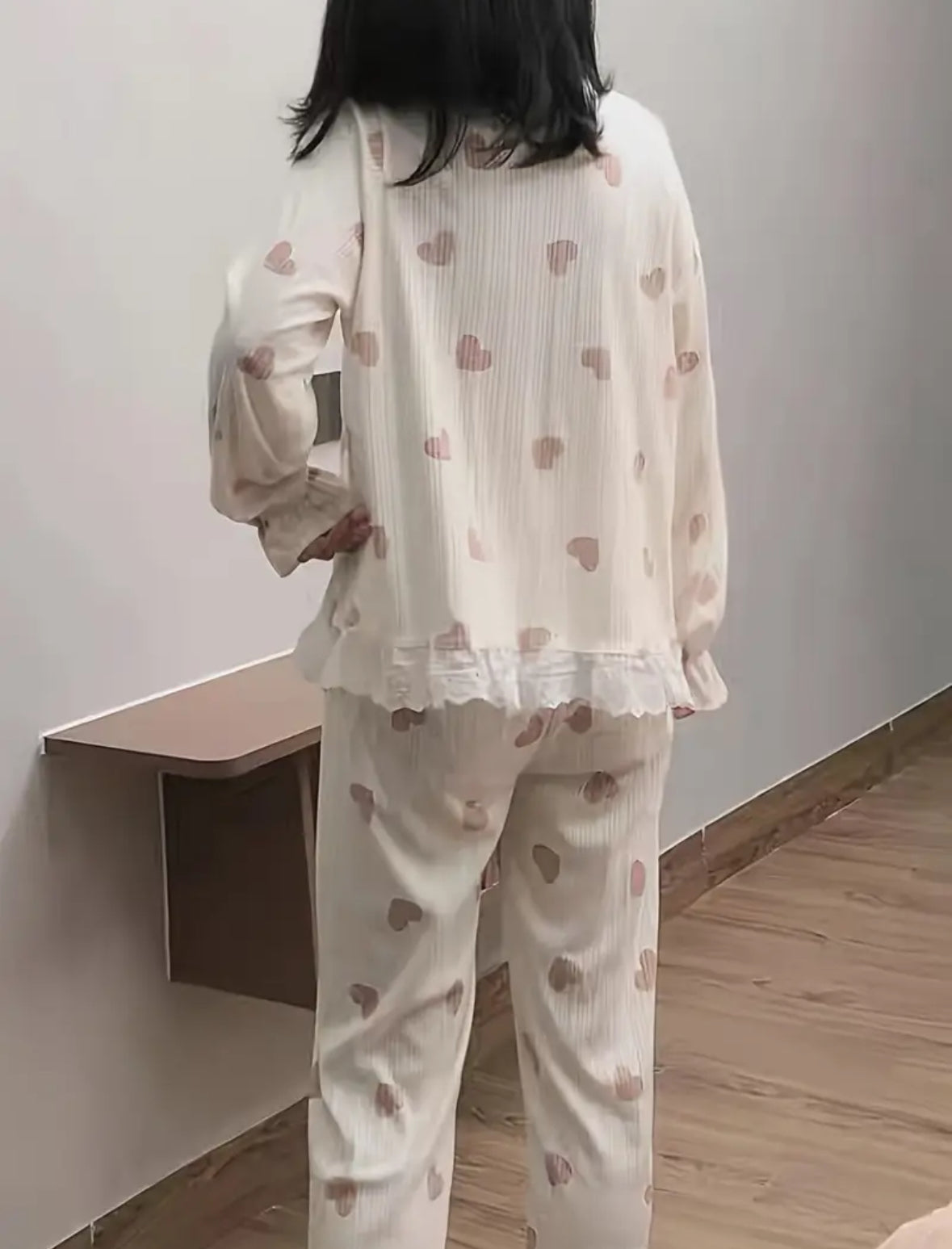 2-piece Heart Loungewear Set