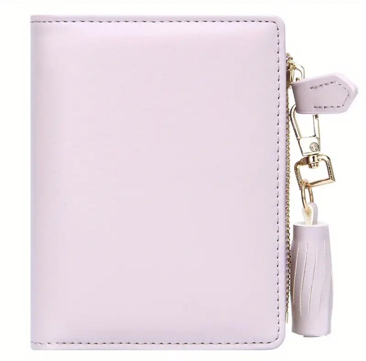 Slim Bifold Zipper Wallet