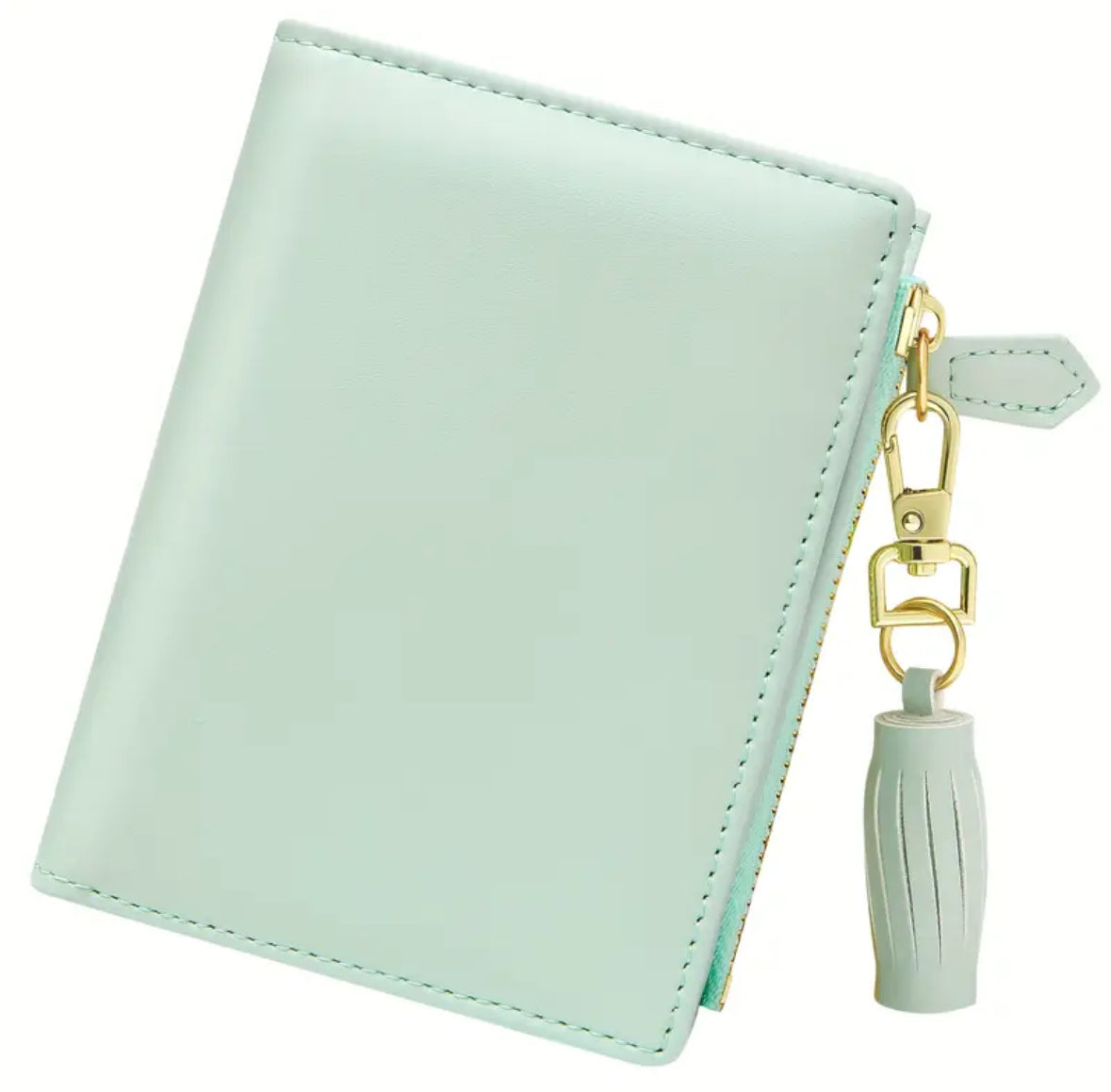 Slim Bifold Zipper Wallet