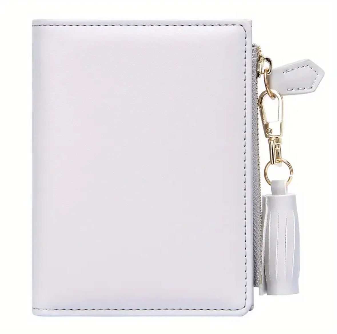Slim Bifold Zipper Wallet