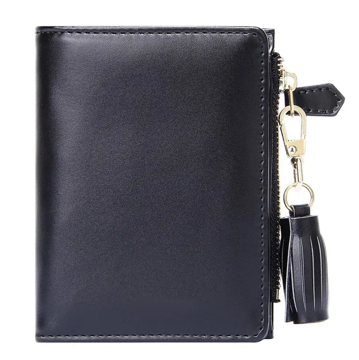 Slim Bifold Zipper Wallet