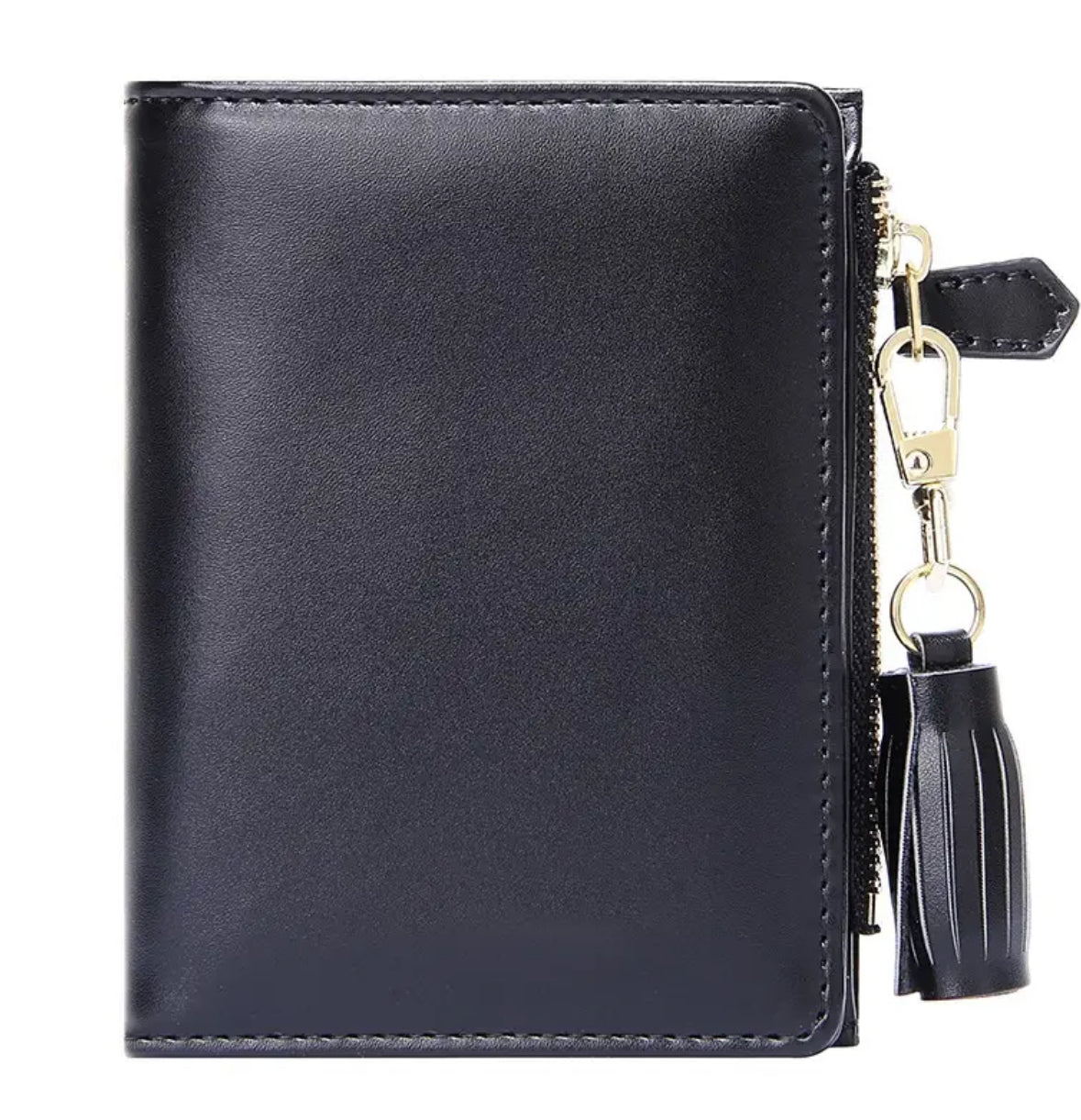 Slim Bifold Zipper Wallet