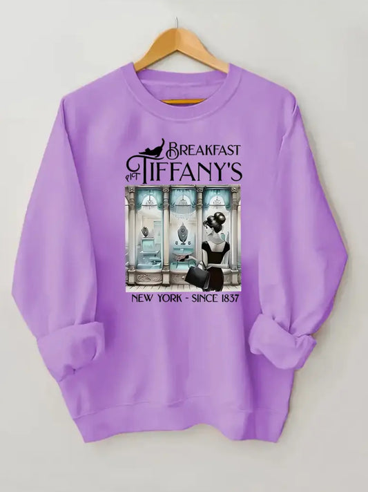 Long Sleeve Sweatshirt “Breakfast At Tiffany’s”