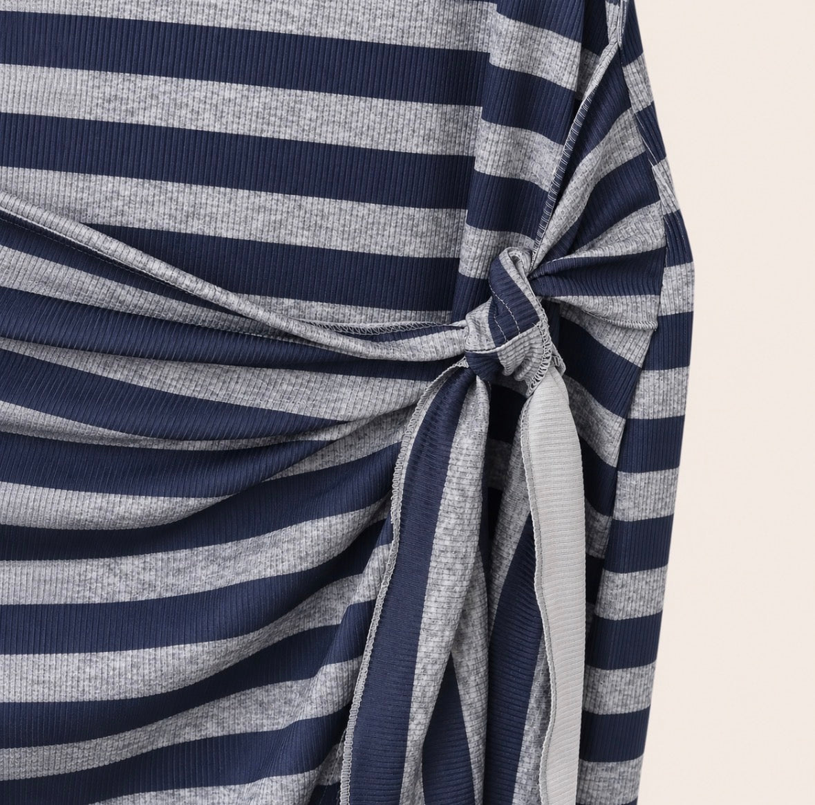 Plus Size Striped Body Con Dress