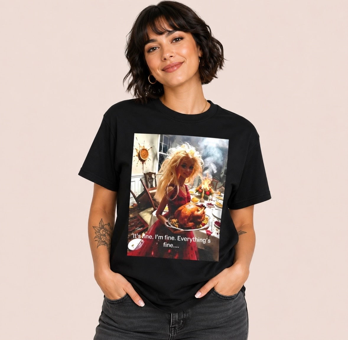 Graphic T-shirt “It’s Fine. I’m Fine. Everything is Fine”