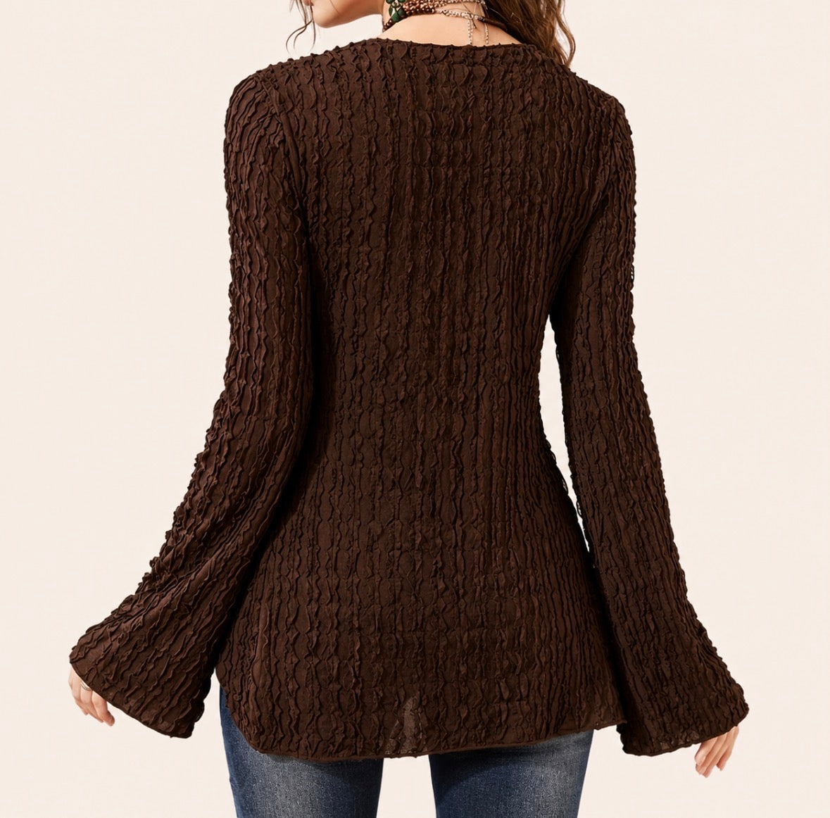 Bohemian Butterfly Tie Sweater