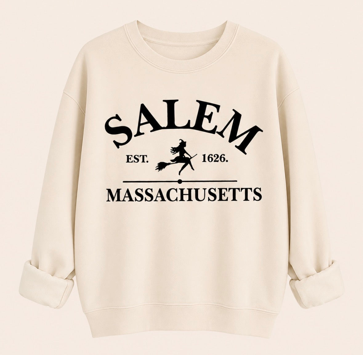 Graphic Sweatshirt “SALEM MASSACHUSETTS”