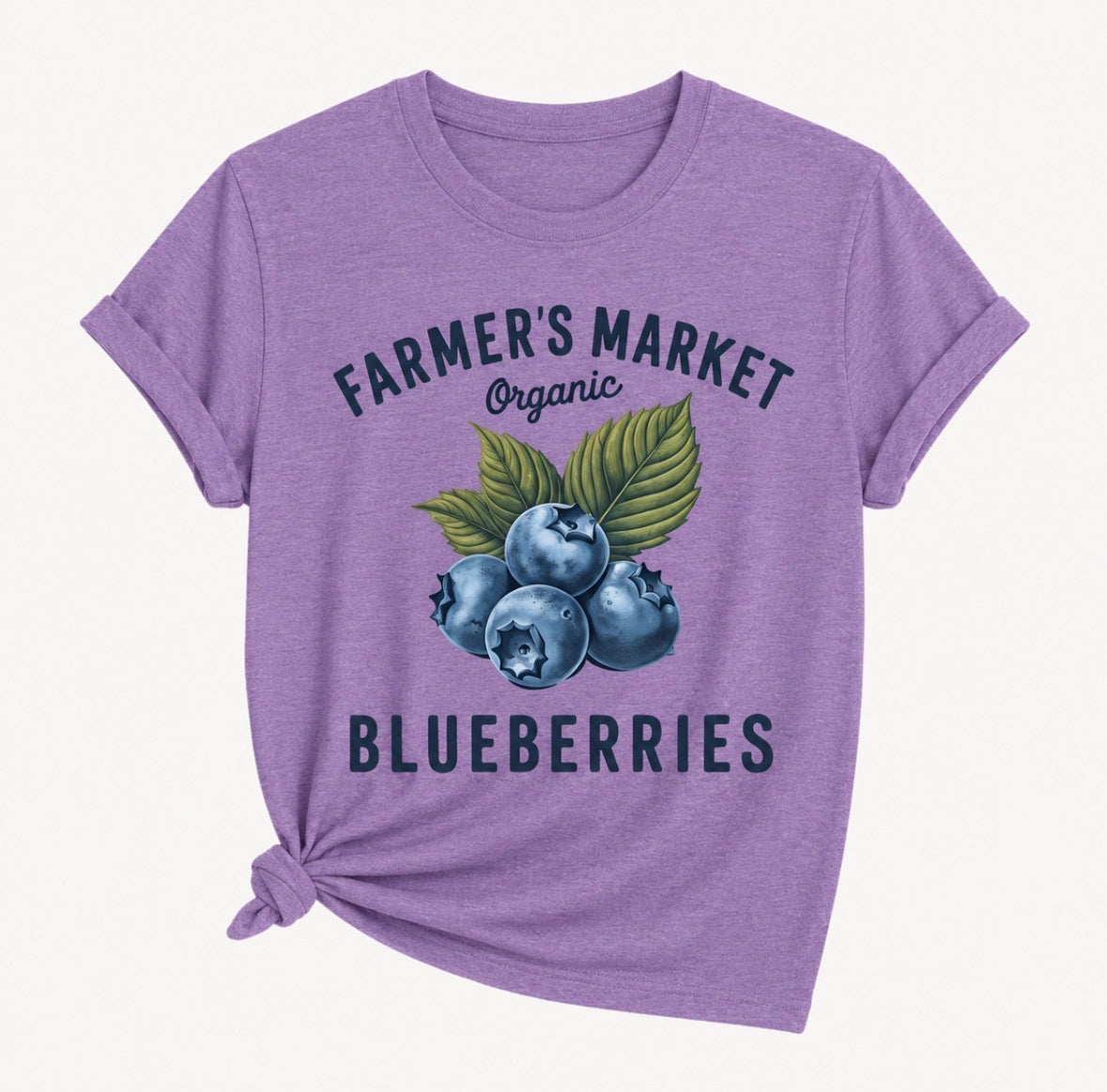 Graphic T-shirt “FARMERS MARKET BLUEBERRIES”