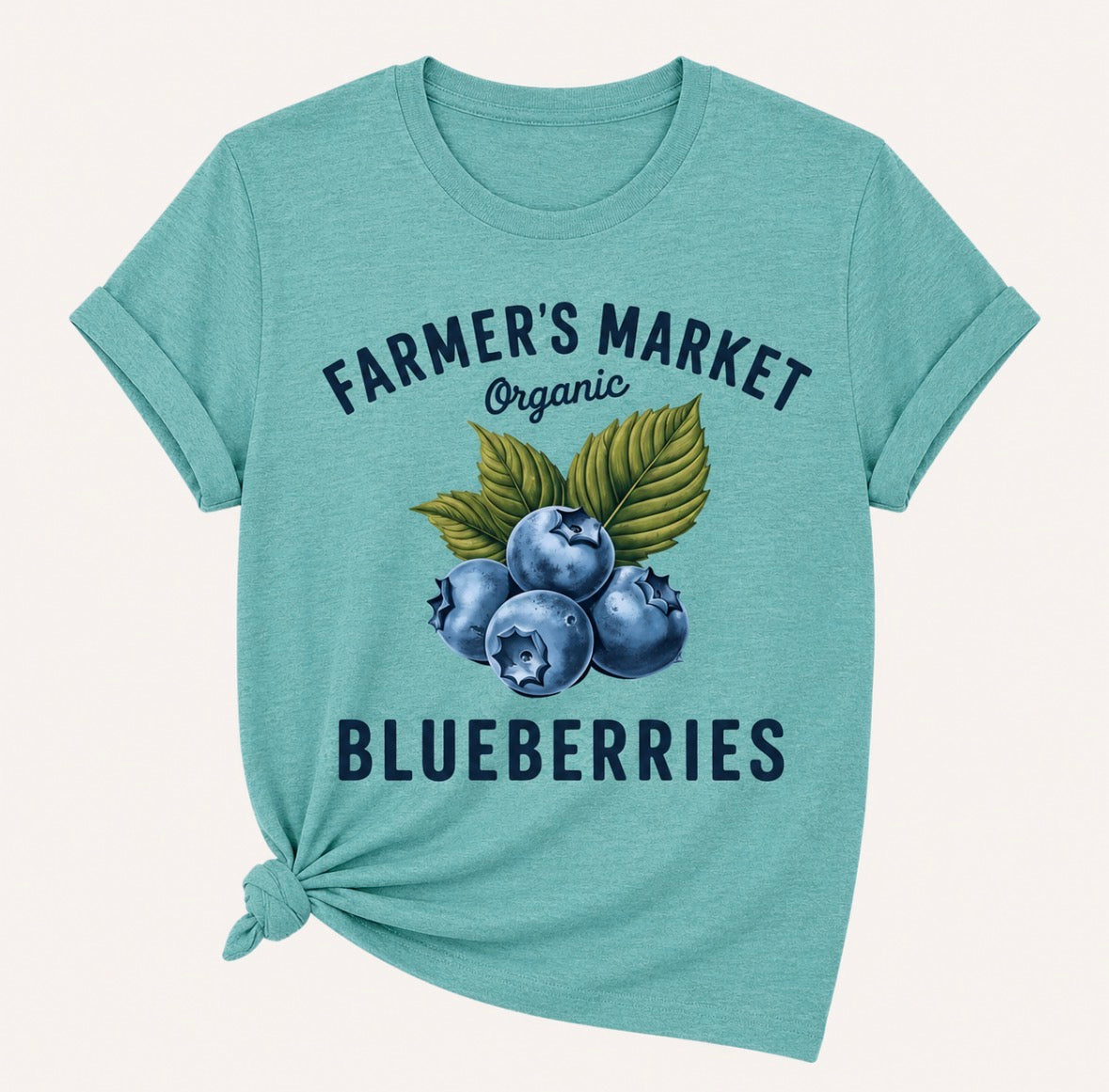 Graphic T-shirt “FARMERS MARKET BLUEBERRIES”