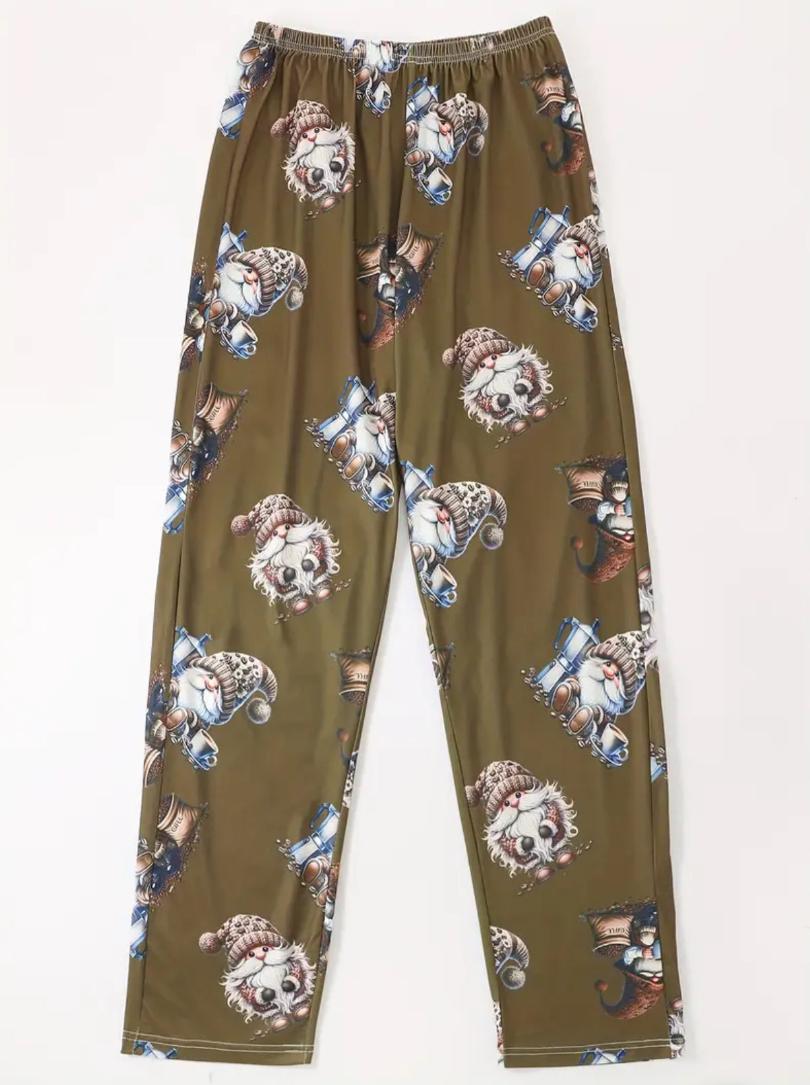 2-piece Gnome and Coffee Loungewear Set