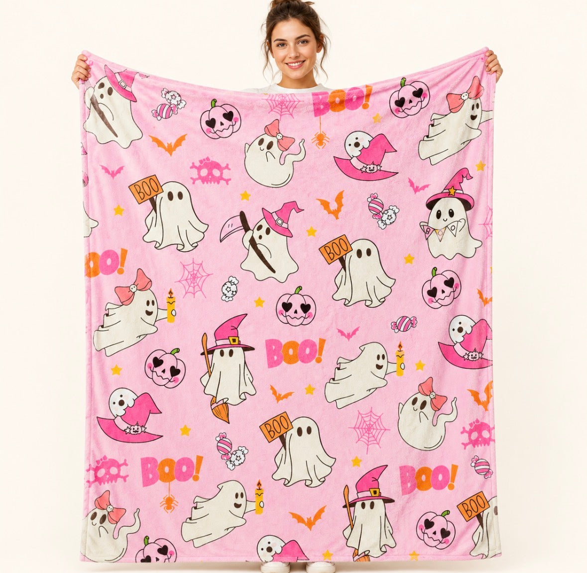 Halloween Ghost Blanket