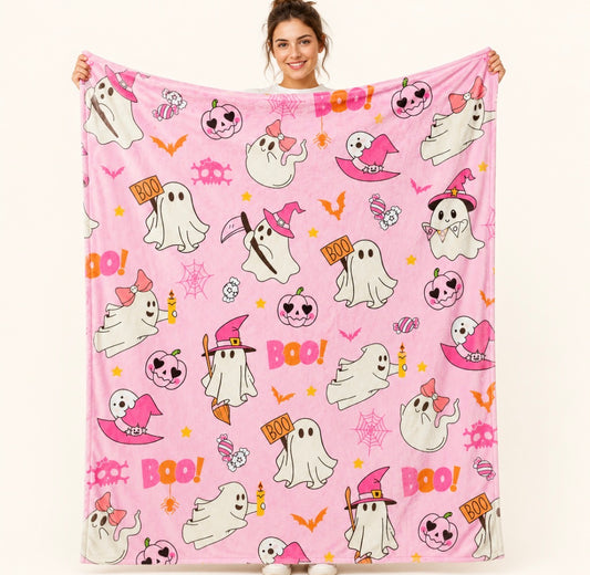 Halloween Ghost Blanket