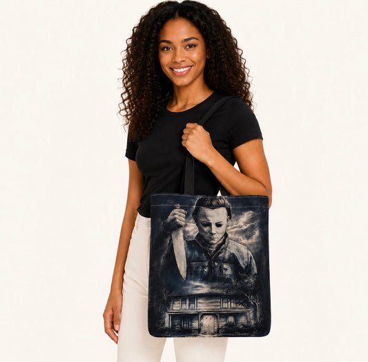 Michael Meyers Themed Tote Bag