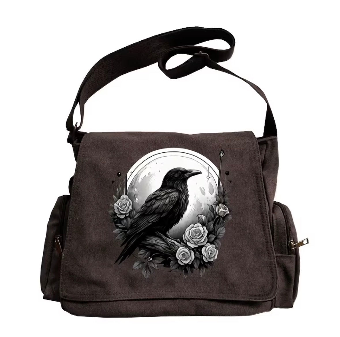 Large Crow and Raven Totebag