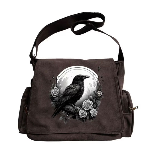 Large Crow and Raven Totebag