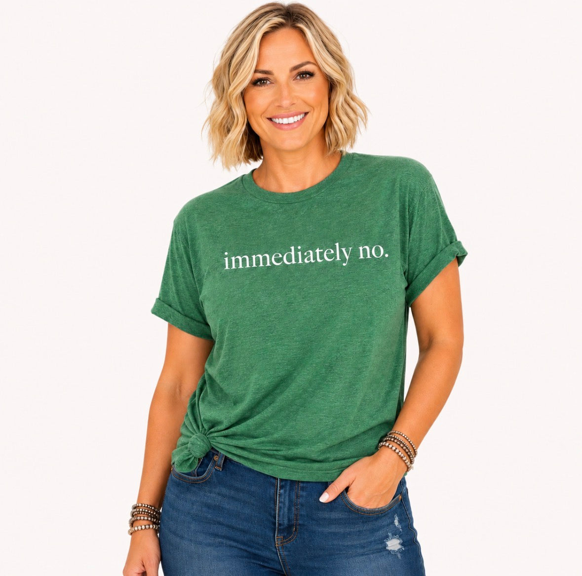 Graphic T-shirt “Immediately No”