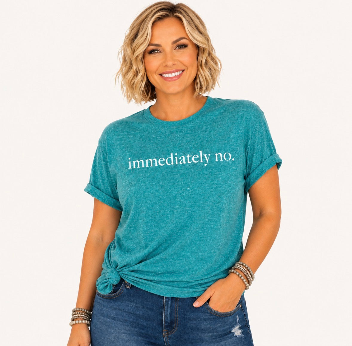Graphic T-shirt “Immediately No”